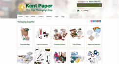 Desktop Screenshot of kentpaper.com.au